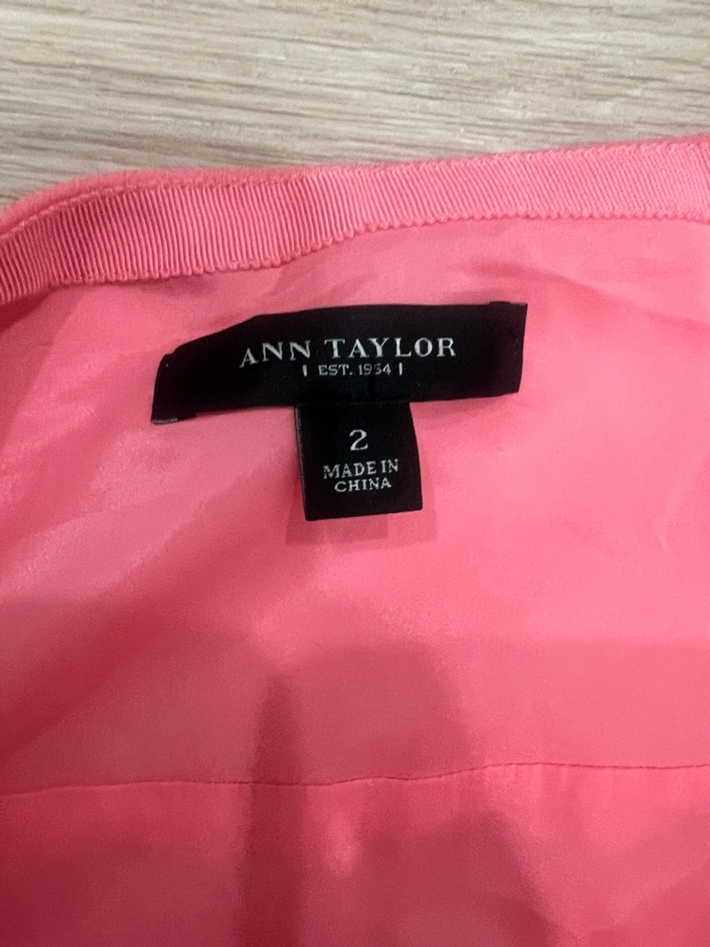 Ann Taylor Coral Fringe Mini Skirt - Picture 2 of 4